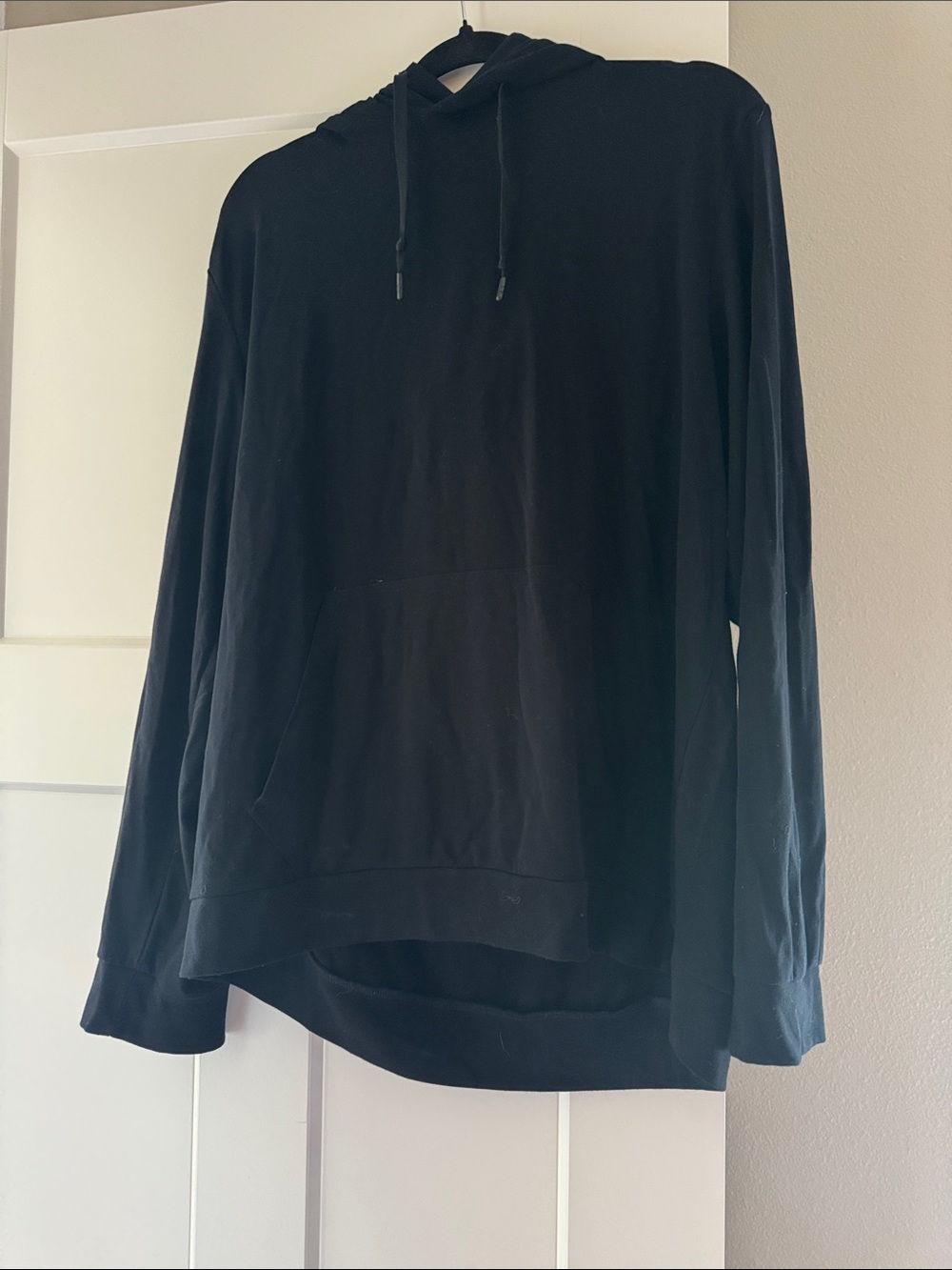 Black Crewneck Hoodie Sweater